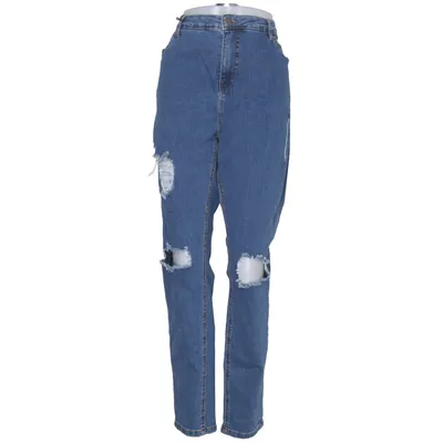 Jeans (Blå) fra Blush Bomuld, Elastan