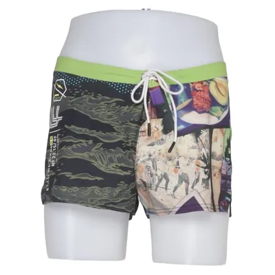 Zwemshort (Zwart, Meerkleurig) van Reebok Crossfit Elastaan, Polyamide, Gerecycled polyester