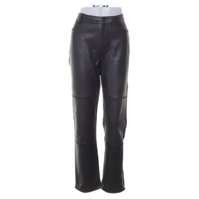 Läderbyxor (Svart) från Ganni Bomull, Skinn