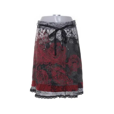 Skirt (Red, Black, Multicolored) from Desigual Viscose