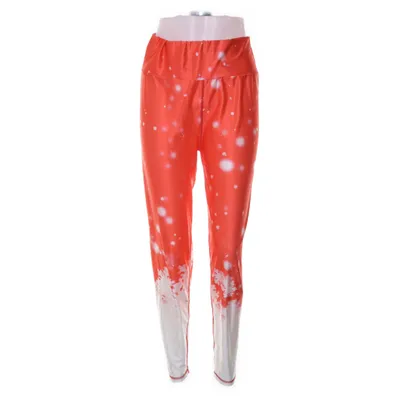 Leggings (Red, White, Multicolored) Elastane, Polyester
