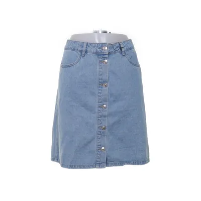 Jeansnederdel (Blå) fra ONLY Blue Denim Bomuld