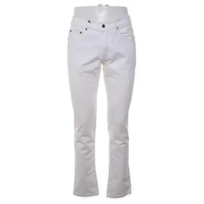 Jeans (Vit) från Gul & Blå Bomull, Elastan