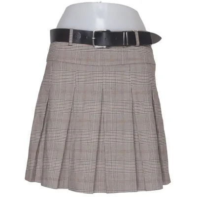 Kjol (Grå) från STR Elastan, Polyester, Viskos