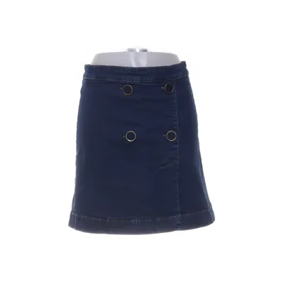 Denim skirt (Blue) from Oasis Cotton, Elastane, Polyester