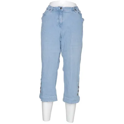 Three-quarter pants (Blue) from Bonprix Collection Cotton, Elastane