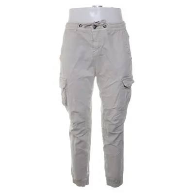 Cargo broek (Beige) van Essentials Katoen, Elastaan