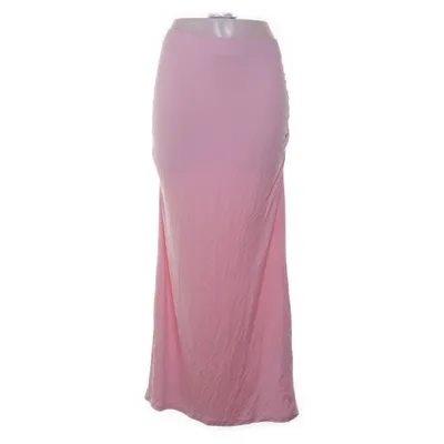 Långkjol (Rosa) från Gina Tricot Elastan, Viskos