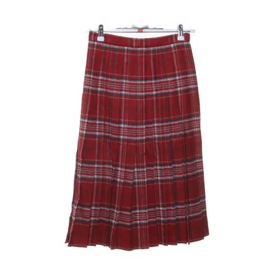 Kilt (Red, Multicolored) from Barrie Viscose, Wool