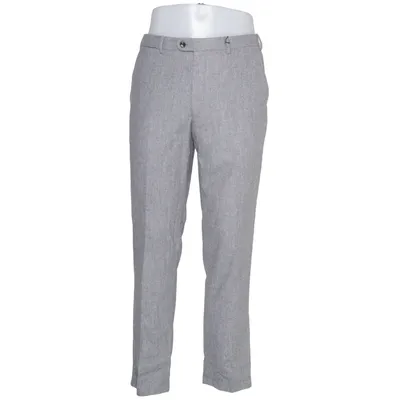 Kostuumbroek (Grijs) van Nolabel Polyester, Wol