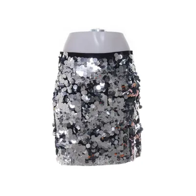Skirt (Silver, Black) from Bik Bok Elastane, Polyester