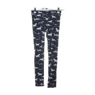 Leggings (Zwart, Wit) van H&M Kids Katoen, Elastaan
