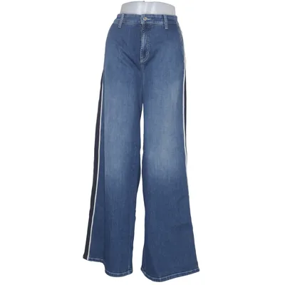 Jeans (Blå, Vit) från Cambio Bomull, Elastan