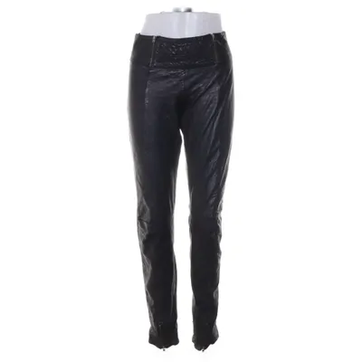 Leren broek (Zwart) van DAY Birger et Mikkelsen Leer
