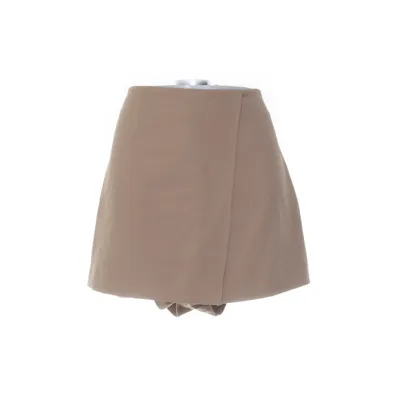 Skort (Brun) från Zara Elastan, Polyester, Viskos
