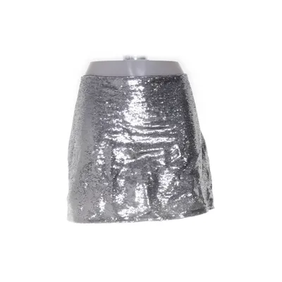 Nederdel (Sølv) fra Mango Polyester, Elastan