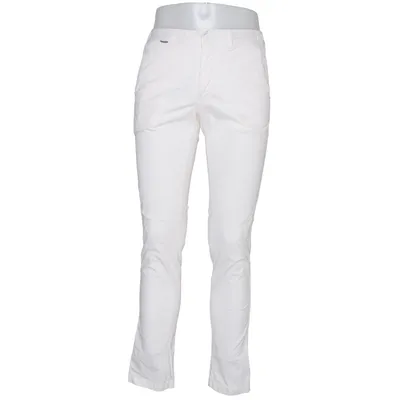 Chinos (Wit) van Mr Marvis Katoen, Elastaan