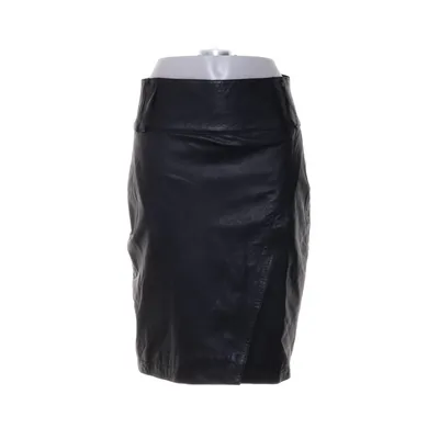 Leren rok (Zwart) van Margit Brandt