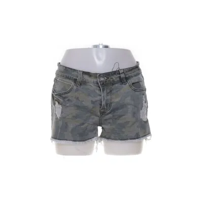 Denim shorts (Green, Multicolored) from FB Sister Cotton, Elastane
