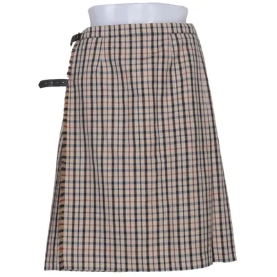 Wickelrock (Beige, Schwarz, Braun) von DAKS London Wolle