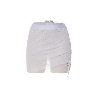 Strandrock (Weiß) Elasthan, Polyester