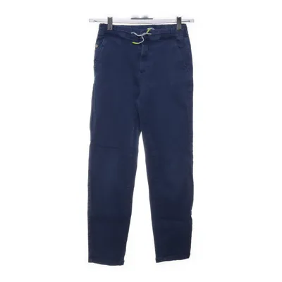 Chinos (Blauw) van Zara Katoen, Elastaan, Lyocell