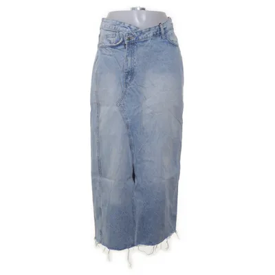 Maxi skirt (Blue) from Zara Cotton
