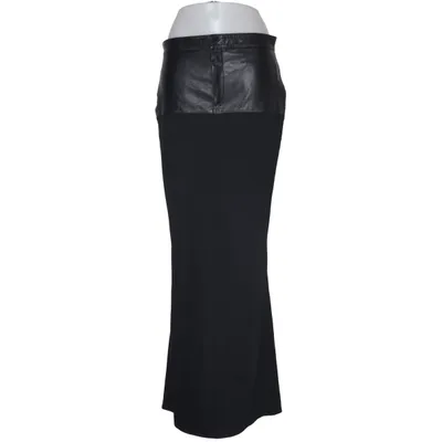 Maxi nederdel (Studio) fra H&M Studio Bomuld, Elastan, Læder