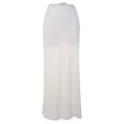 Maxi rok (Beige) van Gina Tricot Polyester