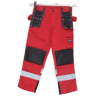 Work pants (Red, Black, Silver) from Bluewear Cotton, Polyester