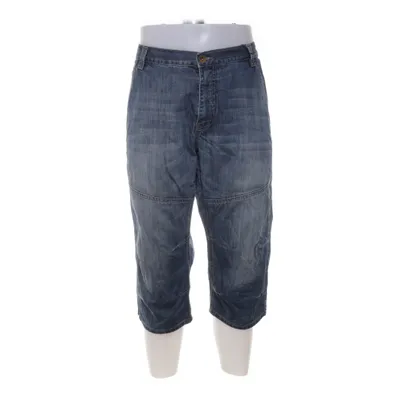 Driekwart broek (Blauw) van KappAhl Katoen, Leer