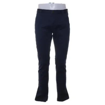 Chinos (Blue) from Bruun & Stengade Cotton, Elastane