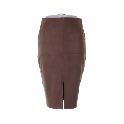Skirt (Brown) from River Island Elastane, Polyester, Viscose