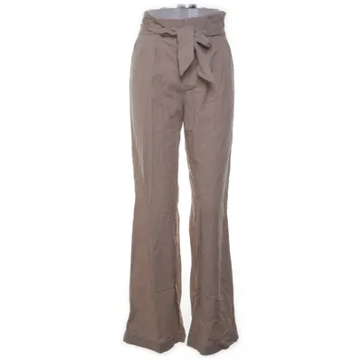 Slå-om bukser (Beige) fra Zarina Viscose, Linned