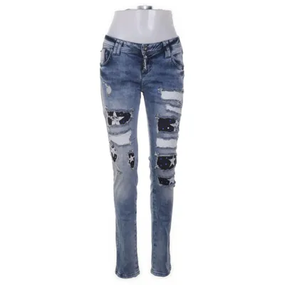 Jeans (Blue) from Cipo & Baxx Cotton, Elastane
