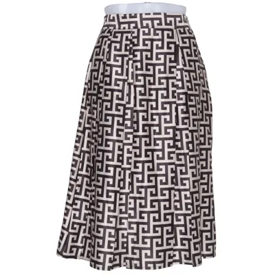 Rock (Schwarz, Beige) von Secret Season Elasthan, Polyester