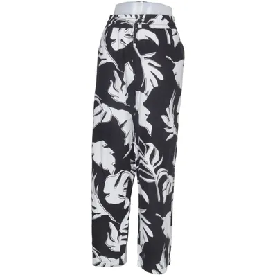 Pants (Black, White) from Gina Benotti Linen, Polyester, Viscose