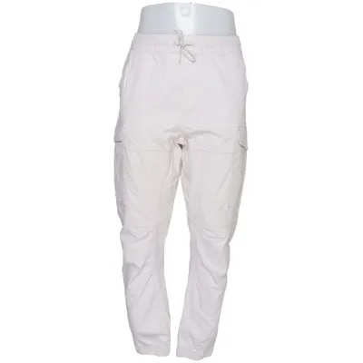 Cargo broek (Beige) van H&M Man Katoen, Elastaan