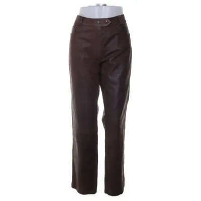 Leather pants (Brown) from Timmervik Leather, Polyester
