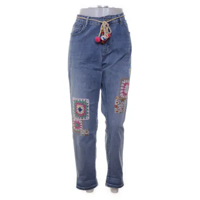 Jeans (Blue, Multicolored) from Zac & Zoe Cotton, Elastane