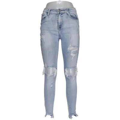 Jeans (Blå) från Re-Dress Bomull, Elastan