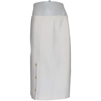 Kjol (Vit) från Seda Modell Acetat, Polyester, Ull