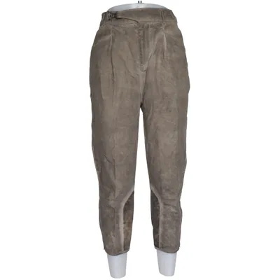 Pants (Gray, Brown) from Diesel Black Gold Cotton, Linen