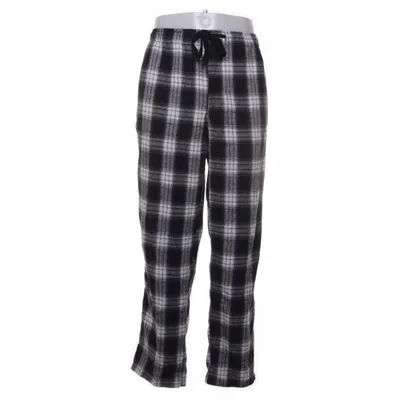 Pyjamasbukser (Sort, Hvid) fra Berga Bomuld, Polyester