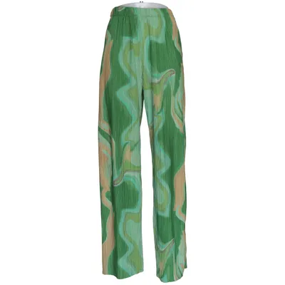 Palazzobukser (Grøn, Beige, Flerfarvet) fra Pull & Bear Polyester