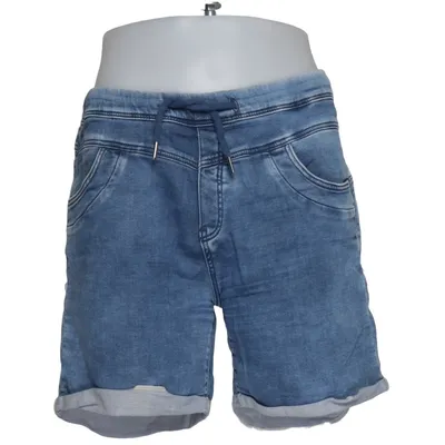 Denim shorts (Blue) from C.O.J Cotton, Elastane
