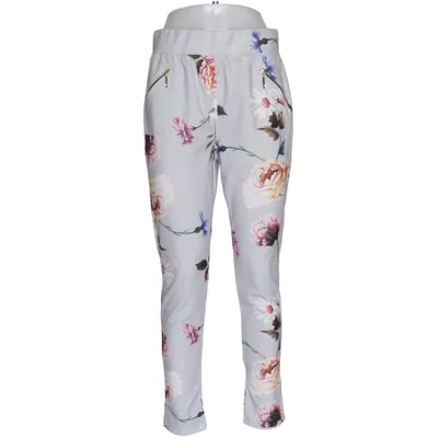 Pants (Gray, Multicolored) from Lacony Polyester, Elastane