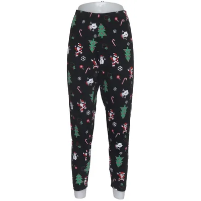 Pyjamasbukser (Sort, Flerfarvet) fra MyWear Woman Bomuld, Elastan