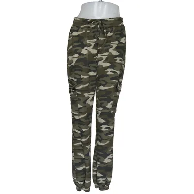 Cargobyxor (Grön, Flerfärgad) från Gina Tricot Elastan, Polyester