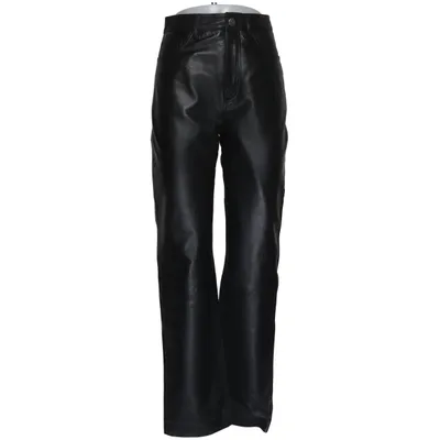 Leather pants (Black) from Remain Leather, Polyester